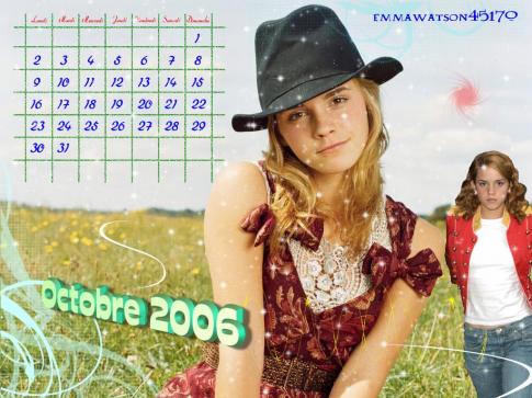 Calendrier Octobre 2006